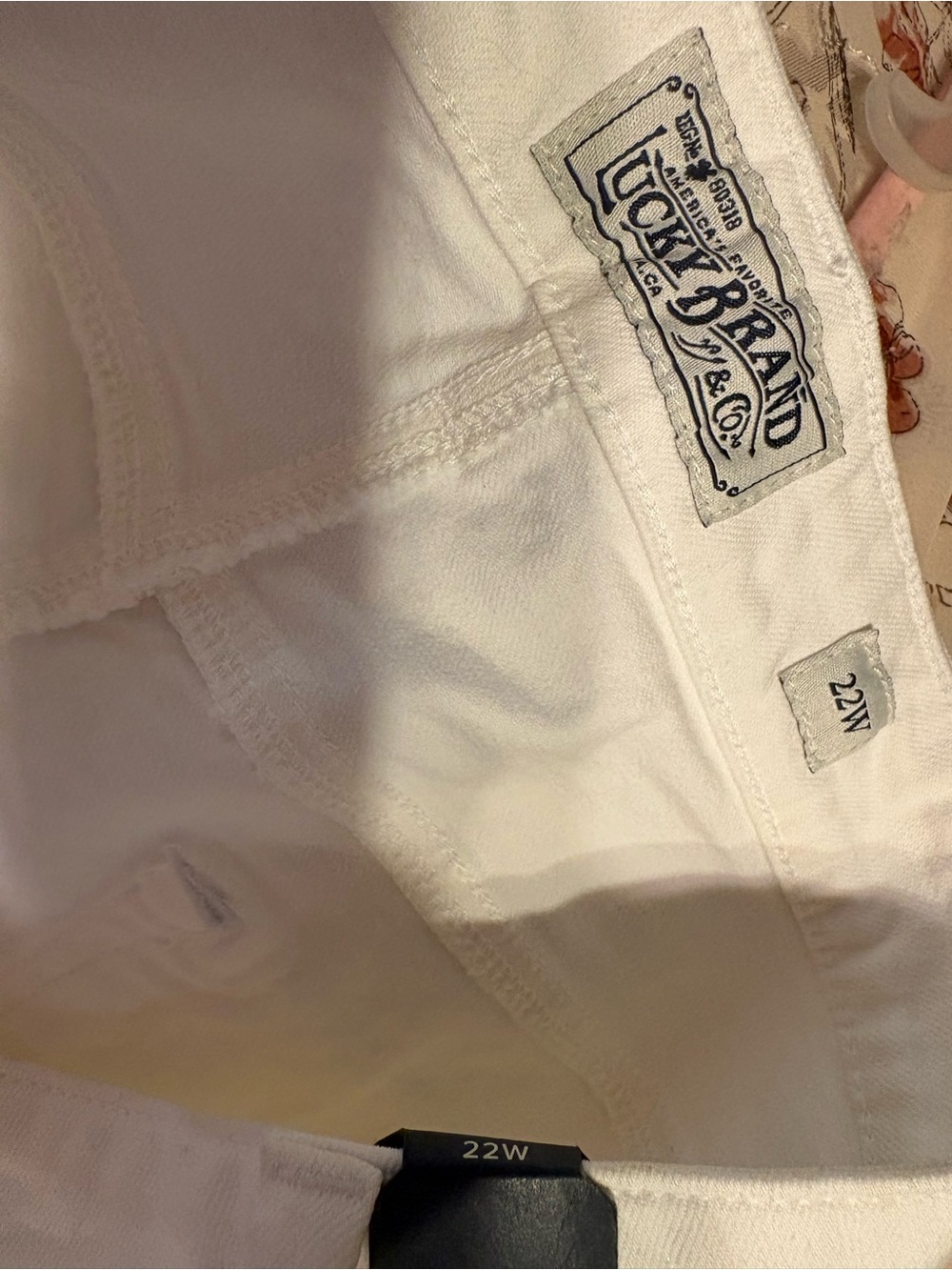 Lucky Brand White Denim Jean Shorts